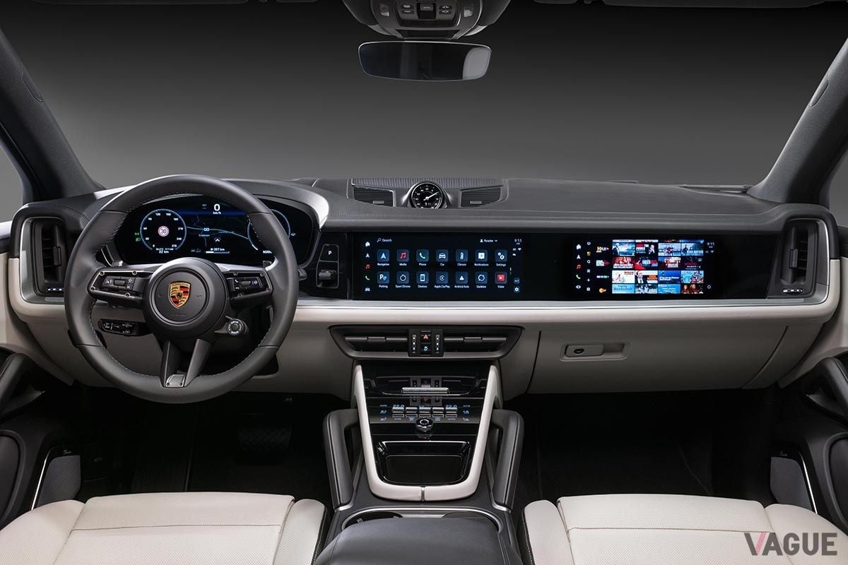 ポルシェ新型「カイエン」のインテリア