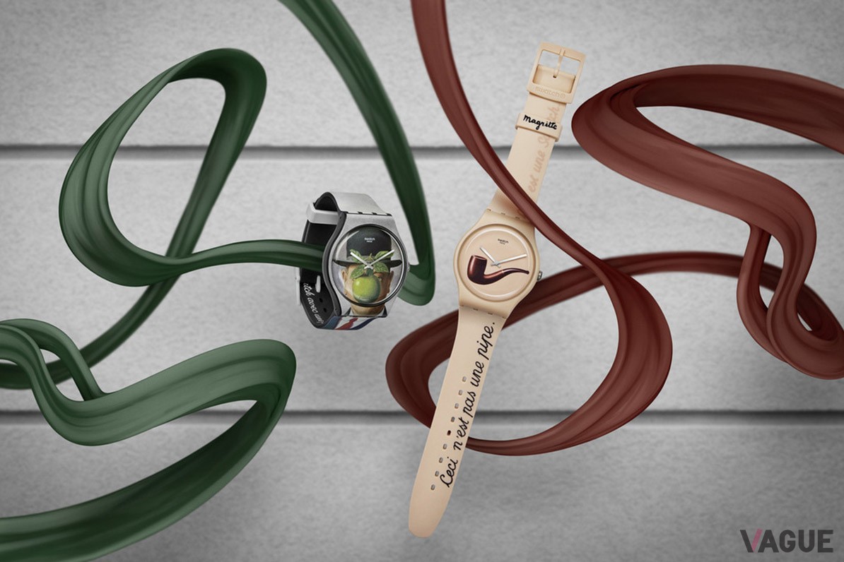画家ルネ・マグリットへのオマージュ「Swatch×Magritte」