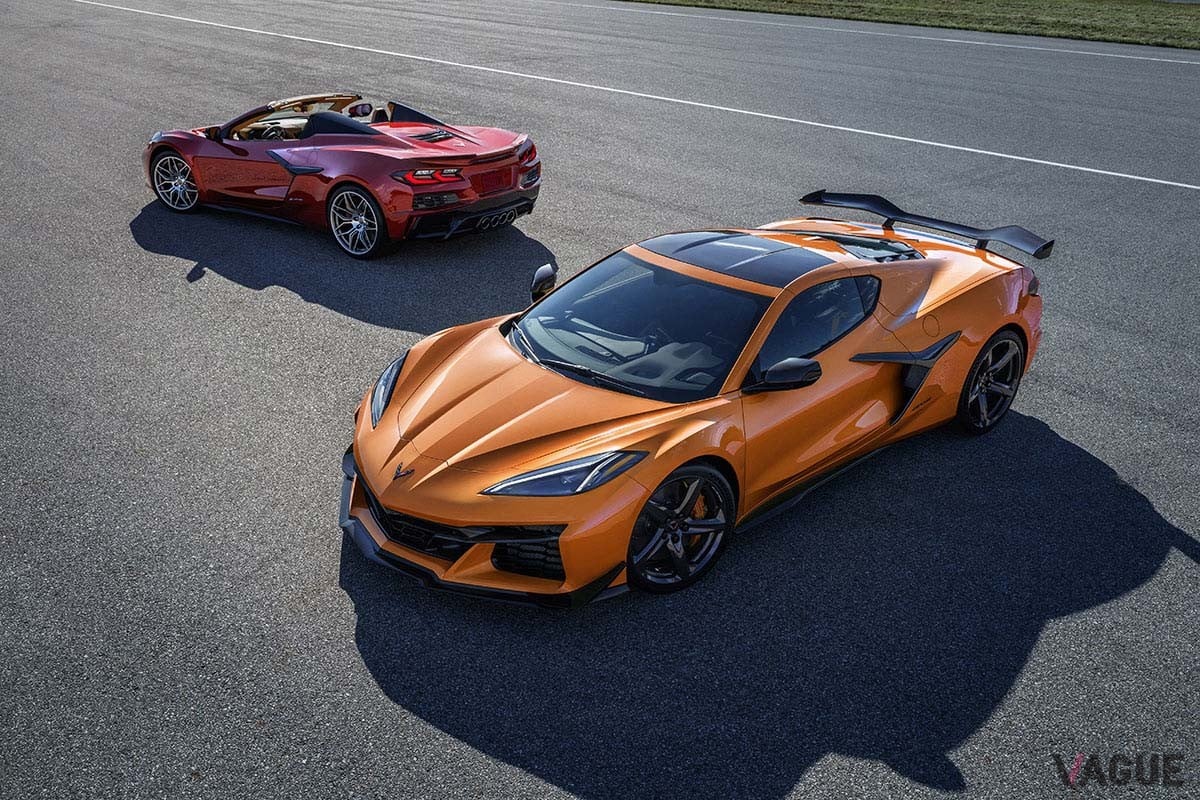 早期の日本上陸が期待されるシボレー「コルベットZ06」は670hp／623Nmを発生する5.5リッターV型8気筒DOHCエンジンを搭載