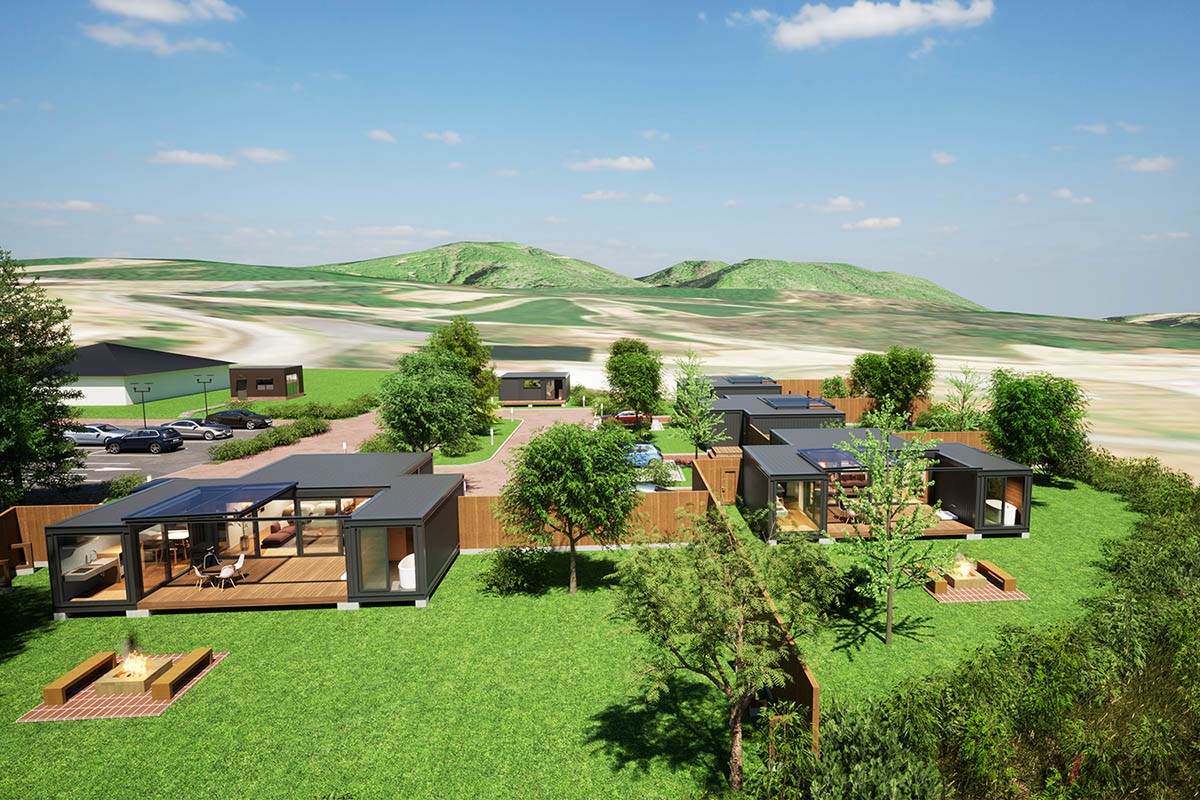 良質なぶどうの産地として知られる大分県の安心院町に、全棟にプライベートガーデンがついたグランピング施設「GLAMP CABIN-グランキャビン-安心院」が誕生