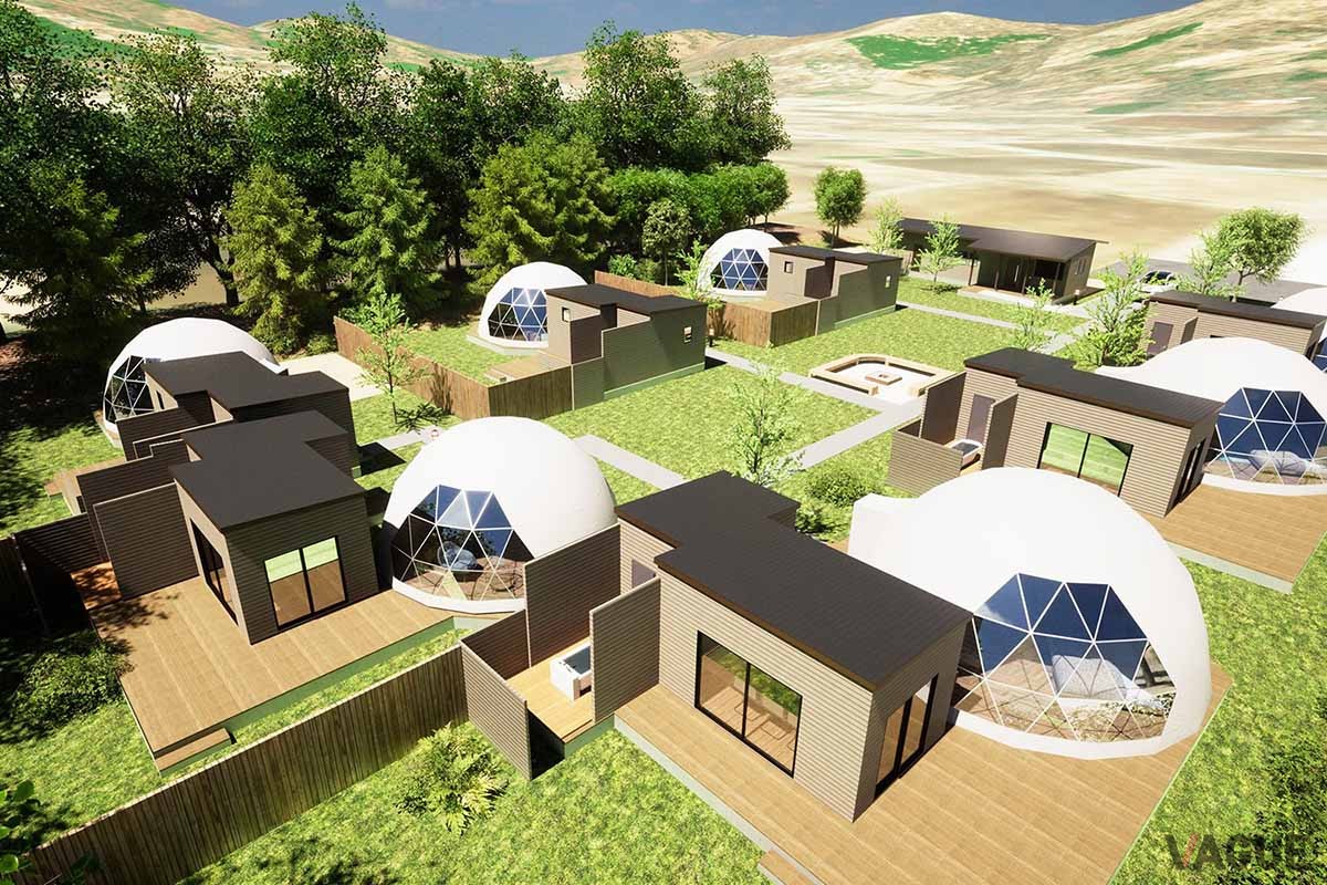 肌にやさしいアルカリ性の温泉を全客室で楽しめる、山梨の食にフィーチャーした宿泊施設「カノア 富士山中湖 グランピングリゾート」
