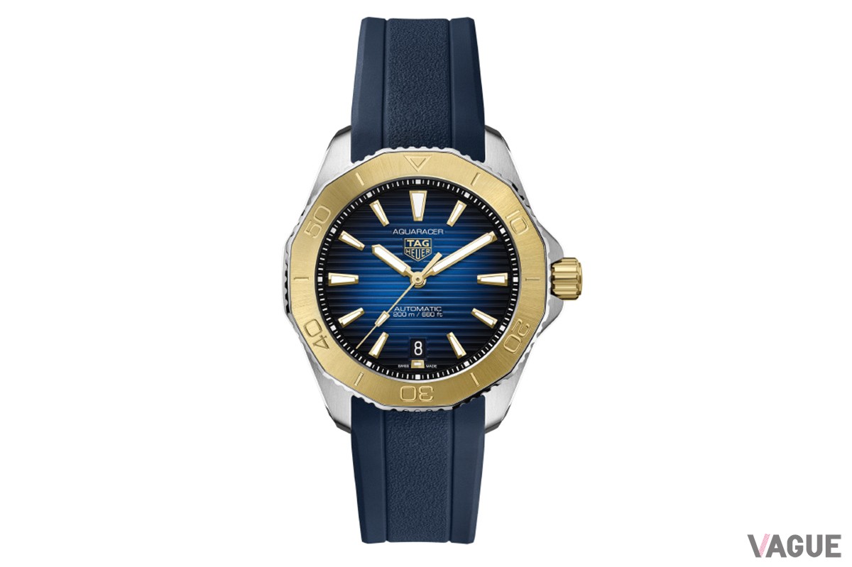 タグ・ホイヤー「スティール＆ゴールド」（ブラックダイヤル×ローズゴールド）40mm