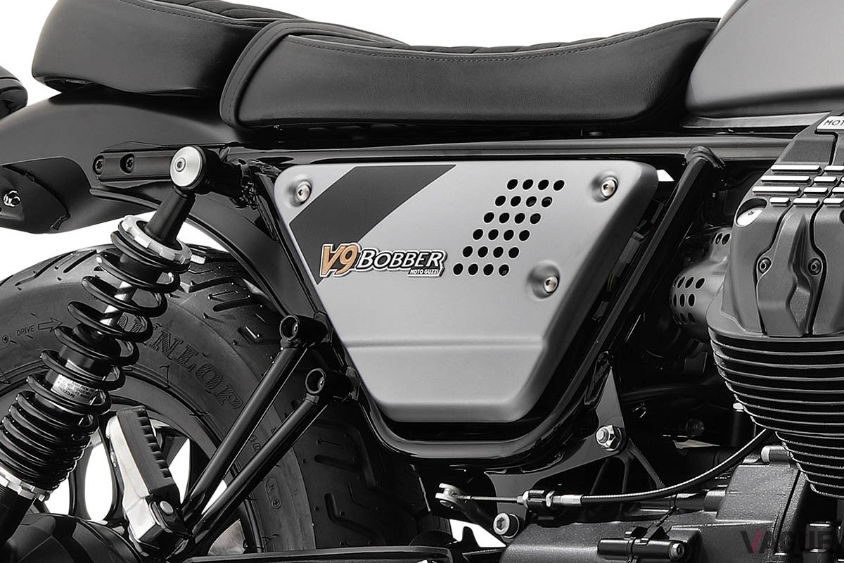 モト・グッツィが展開する「V9 BOBBER」をベースにダイナミックさとエレガントさと際立たせた特別仕様「V9 BOBBER SPECIAL EDITION」