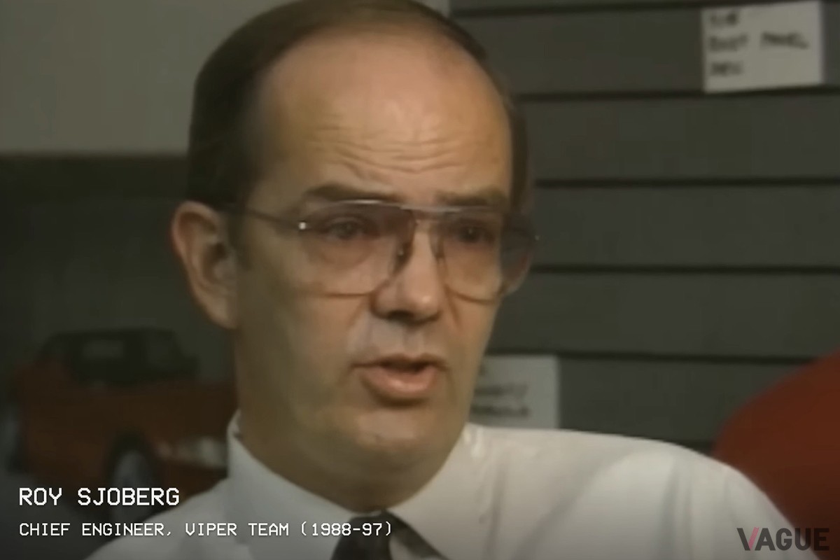 初代「バイパー」のチーフエンジニアだった当時のロイ・ショバーグさん（C）YouTube『Four Eyes』