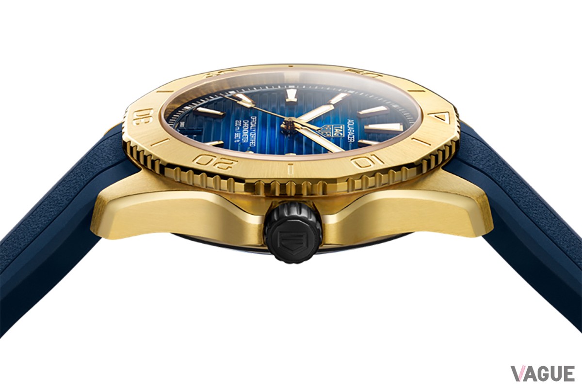 アクアレーサー プロフェッショナル200 （ソリッドイエローゴールド）40mm