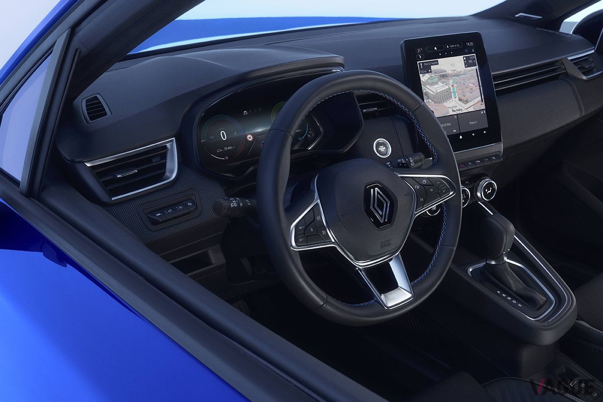 欧州で発表されたルノー改良新型「クリオ（日本名：ルーテシア）」のインテリア