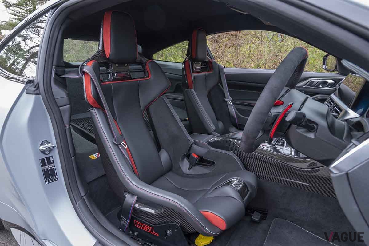 BMW新型「M4 CSL」のインテリア
