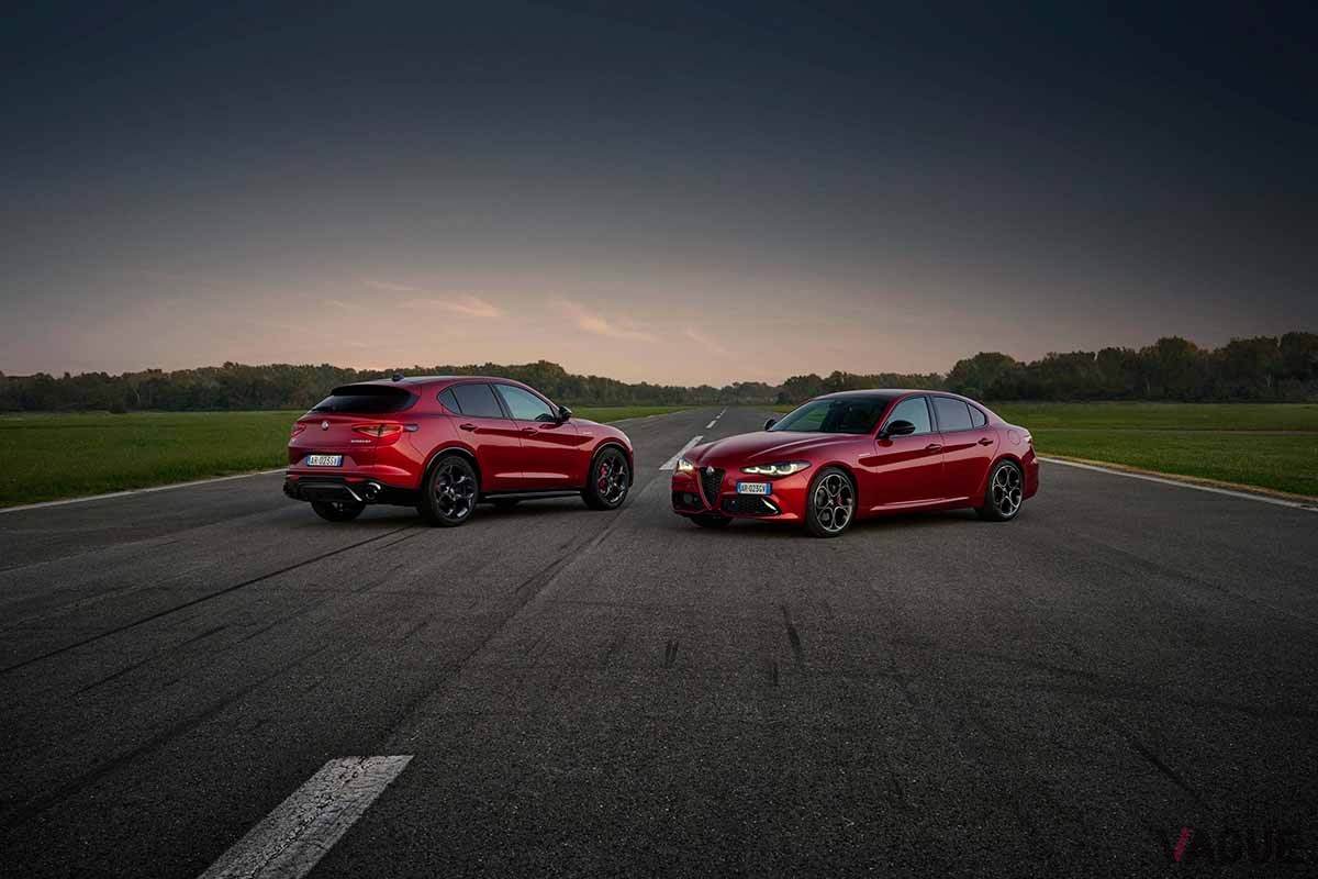 アルファ ロメオ改良新型「ステルヴィオ」と「ジュリア」