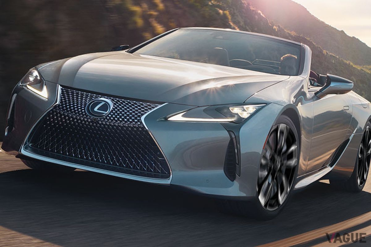 米国で発表されたレクサス「LCコンバーチブル」2024年モデル