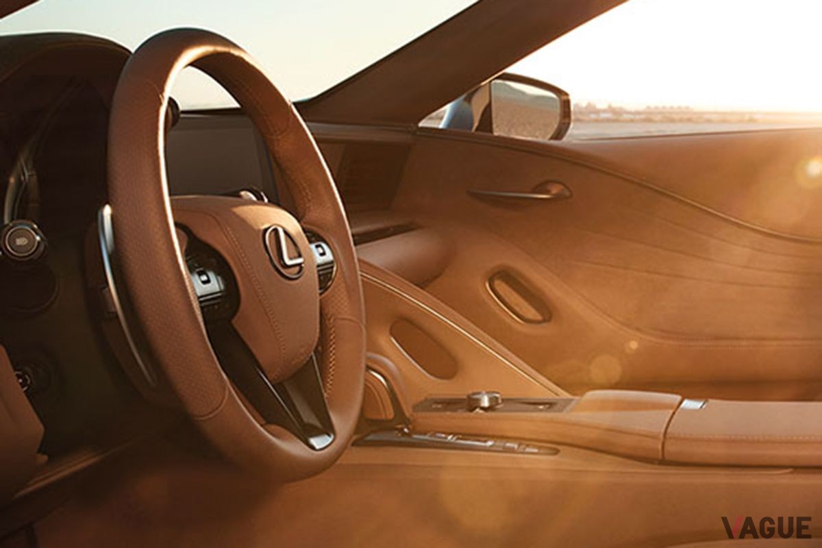 米国で発表されたレクサス「LC」2024年モデルのインテリア