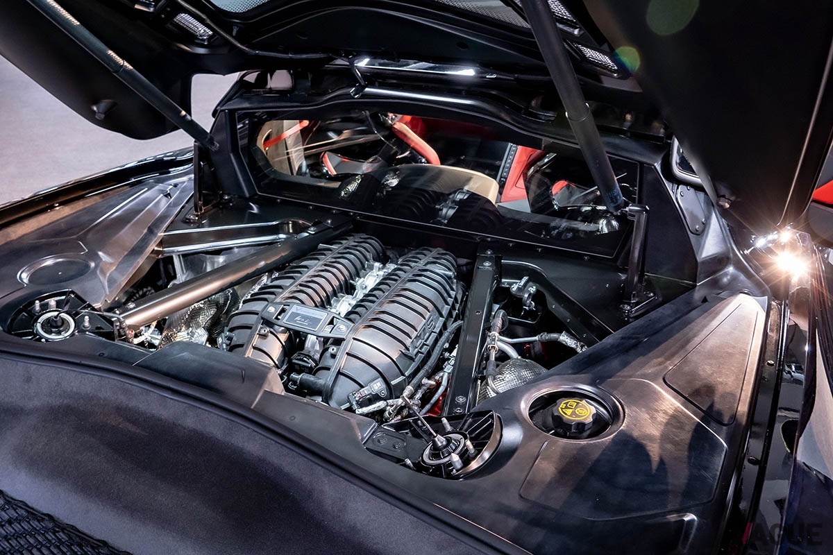 新型「シボレー・コルベットZ06」のエンジン