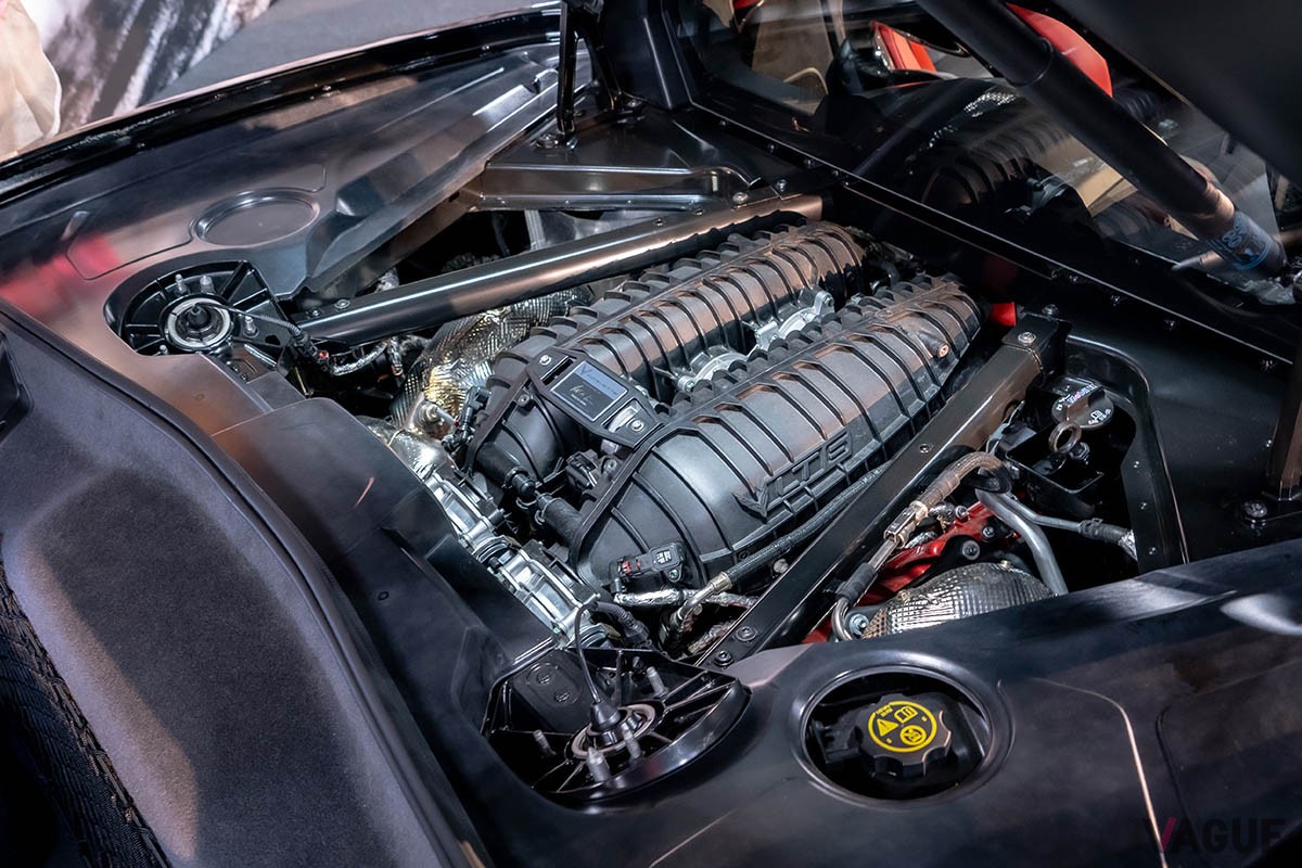 新型「シボレー・コルベットZ06」のエンジン
