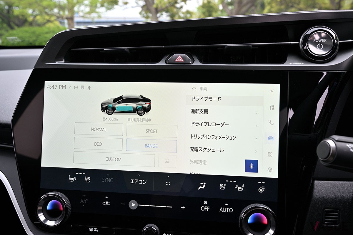 レクサスが理想とする、スッキリと澄んだドライブフィールを具現した電動SUV「RZ450e」