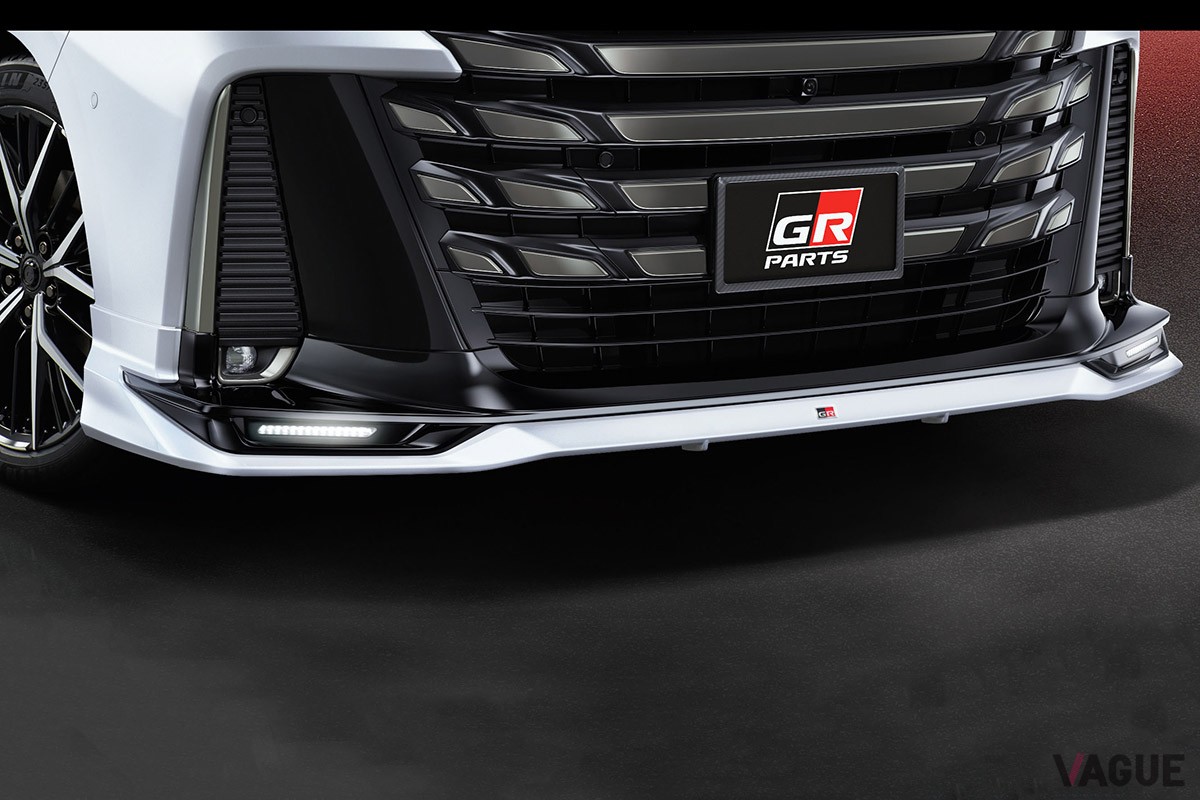 トヨタの高級ミニバンである新型「ヴェルファイア」用の「GRパーツ」は、エクステリアのデザイン性と走行性能をアップさせるパーツが充実している