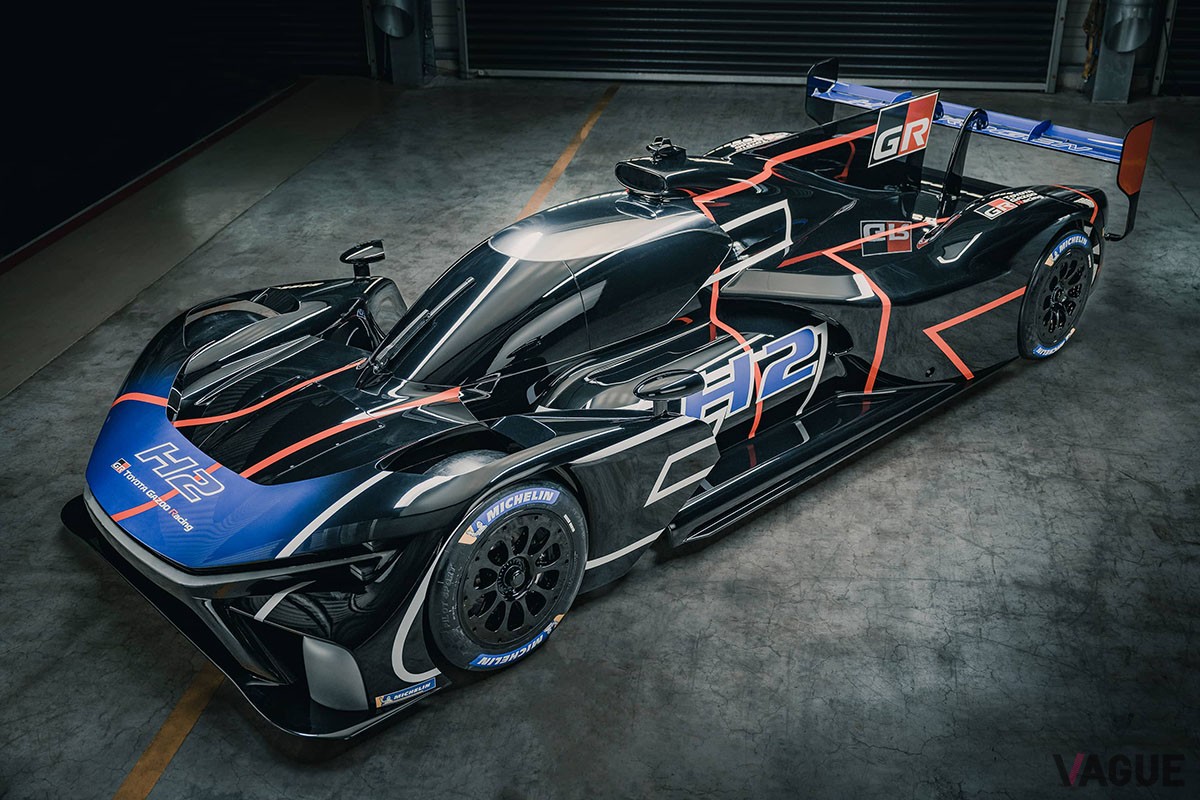 トヨタがル・マンの水素カテゴリー参戦を見据えて発表したコンセプトマシン「GR H2 Racing Concept」
