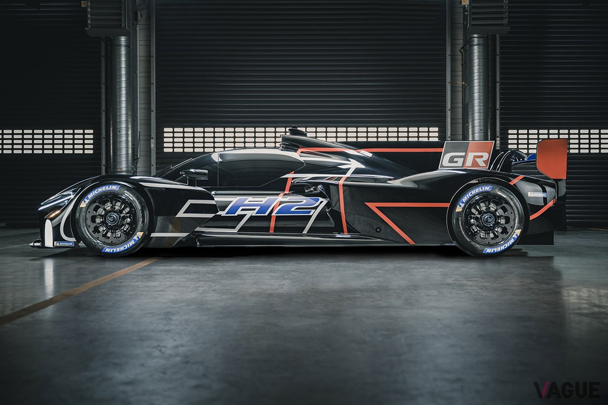 トヨタ「GR H2 Racing Concept」のボディサイズは、全長5100mm、全幅2050mmとアナウンスされている