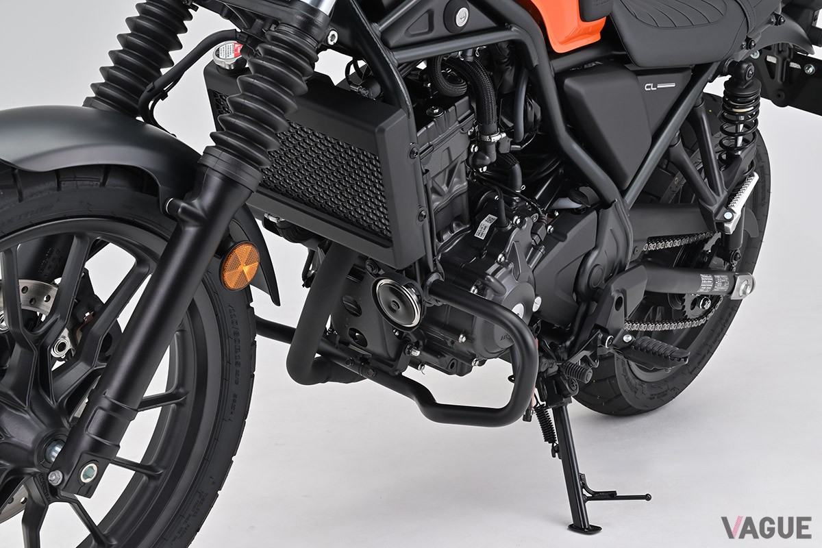 ホンダ「CL250」用のデイトナ「パイプエンジンガード」