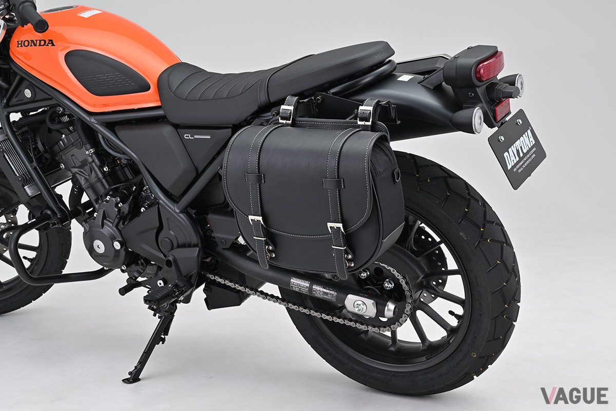 ホンダ「CL250」用のデイトナ「サドルバッグサポート（車体左側用）」