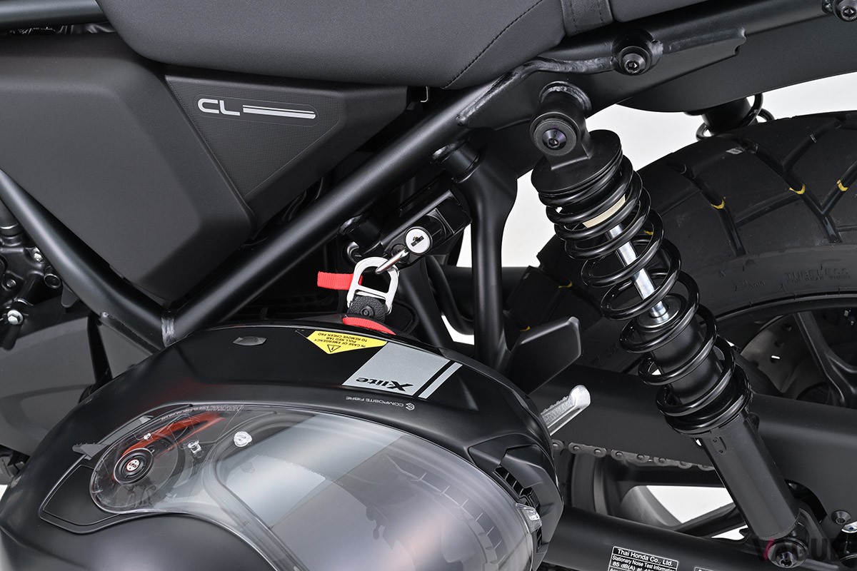 ホンダ「CL250」用のデイトナ「ヘルメットホルダー」