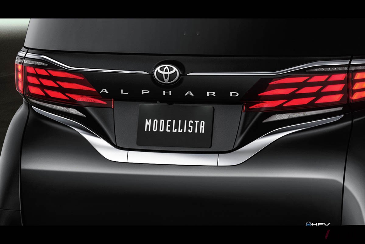 モデリスタが展開するトヨタ新型「アルファード」用カスタマイズパーツは、迫力あるエクステリアをさらにダイナミックに演出してくれる