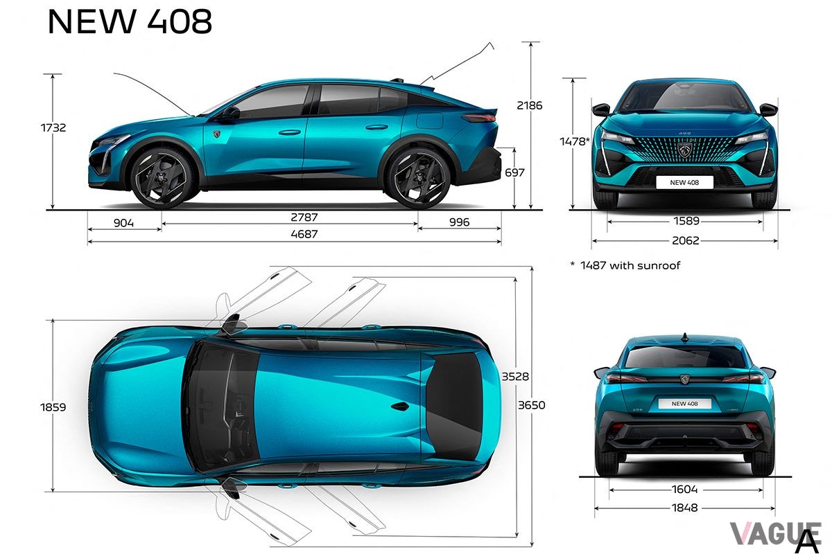 プジョー新型「408」のスペック