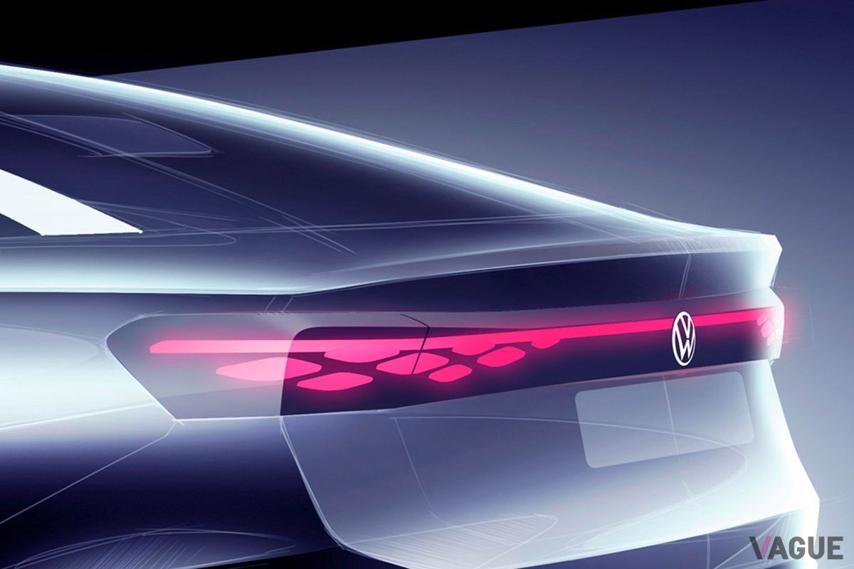 世界初公開されたVW「ID.エアロ」のデザインスケッチ
