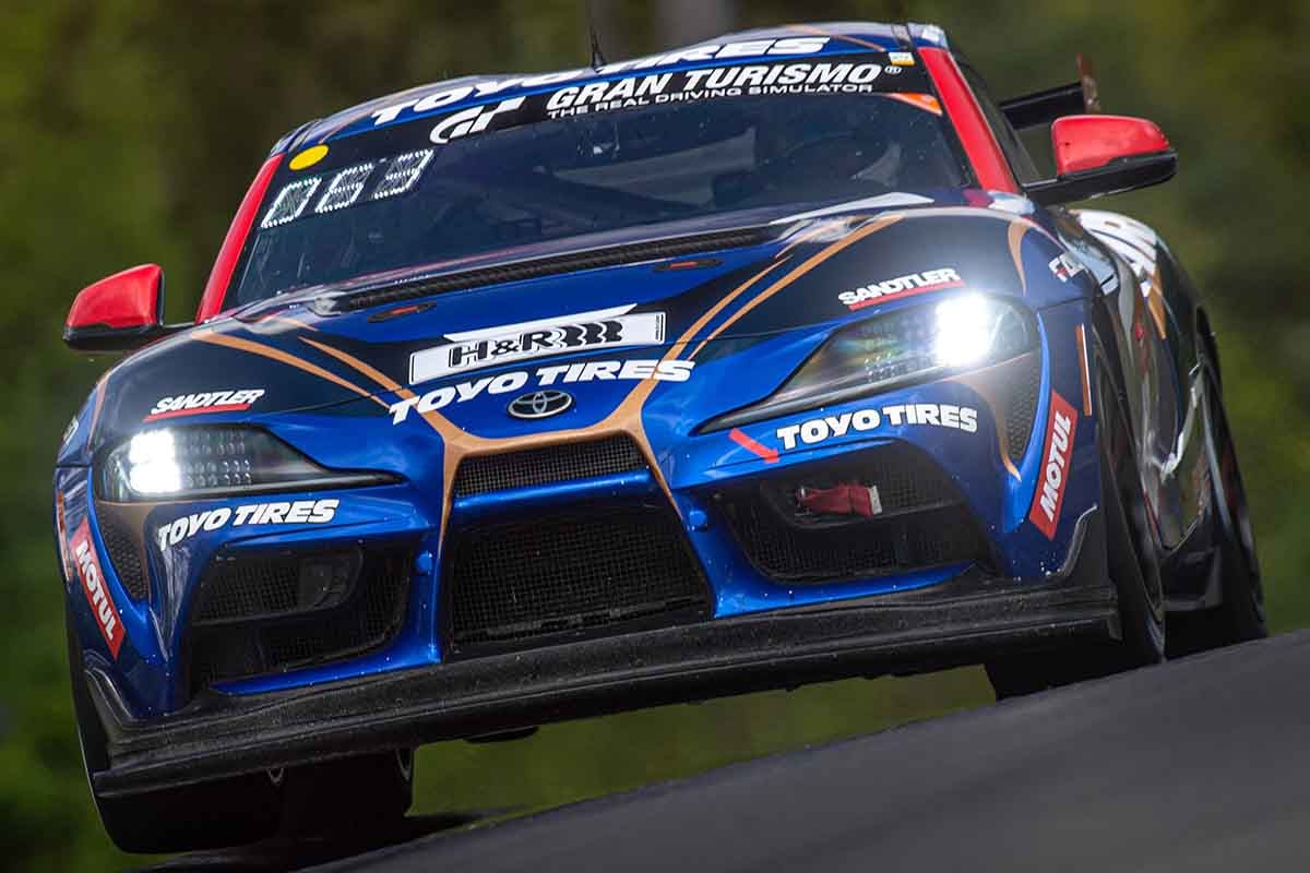 「TOYO TIRES with Ring Racing」の70号車、トヨタ「GRスープラGT4」