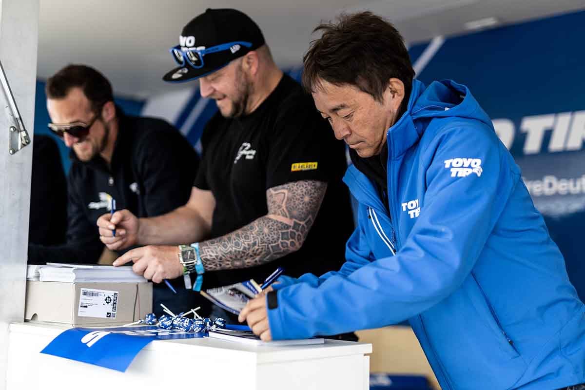 レース前の木下隆之選手