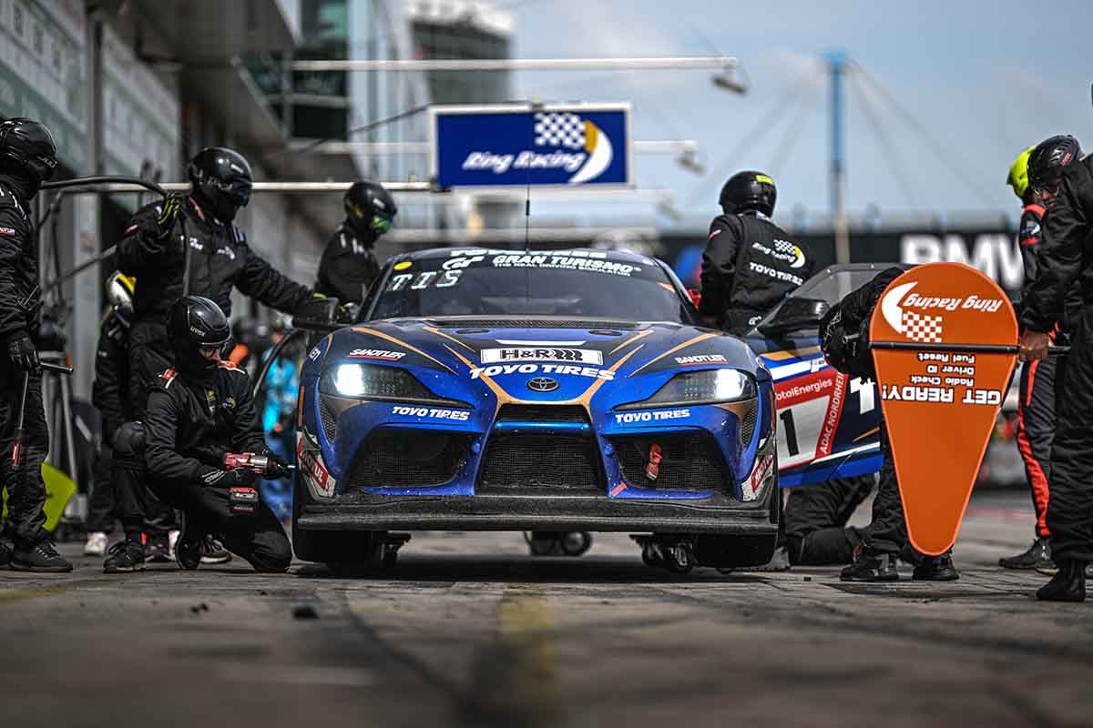 「TOYO TIRES with Ring Racing」の71号車、トヨタ「GRスープラGT4 EVO2023」
