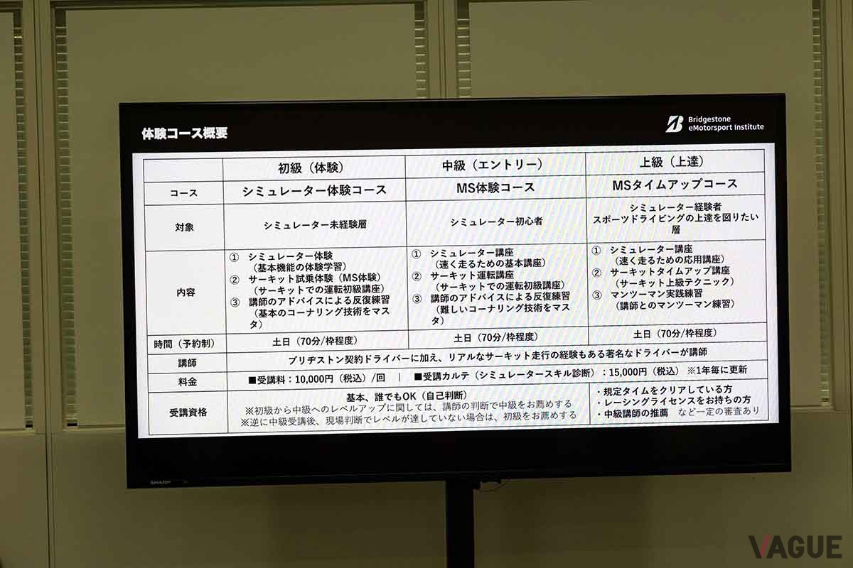 「Bridgestone eMotorsports Institute」の詳細