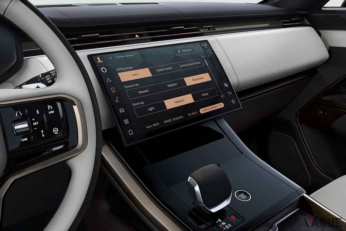 ランドローバー「レンジローバースポーツ」2024年モデルのインテリア