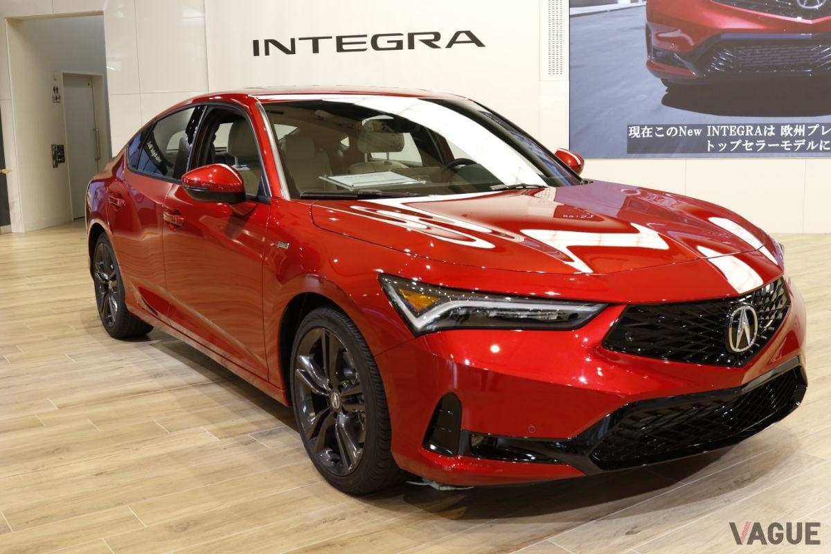 ホンダウエルカムプラザ青山に展示中のアキュラ新型「インテグラ」