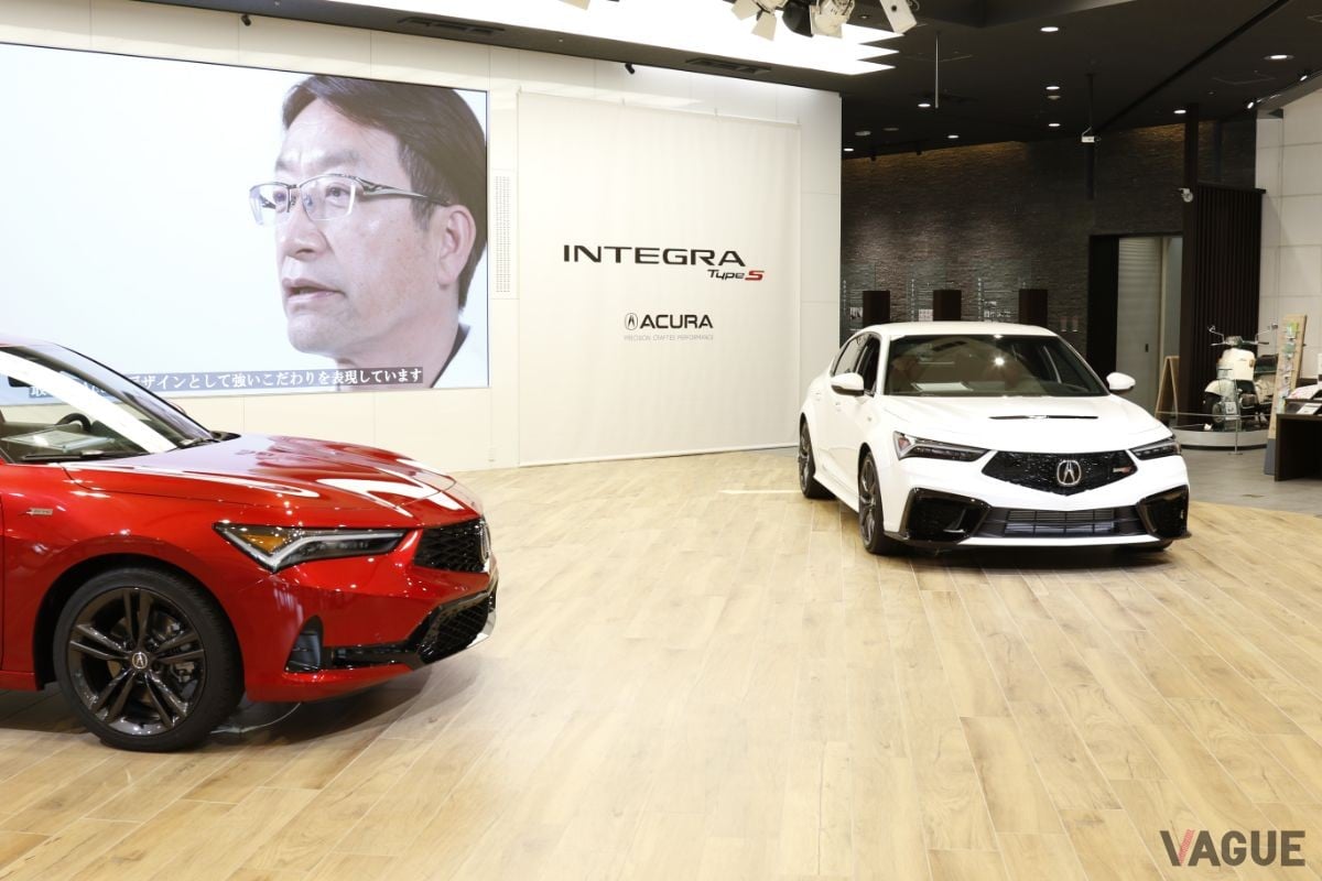 ホンダウエルカムプラザ青山に展示中のアキュラ新型「インテグラ」