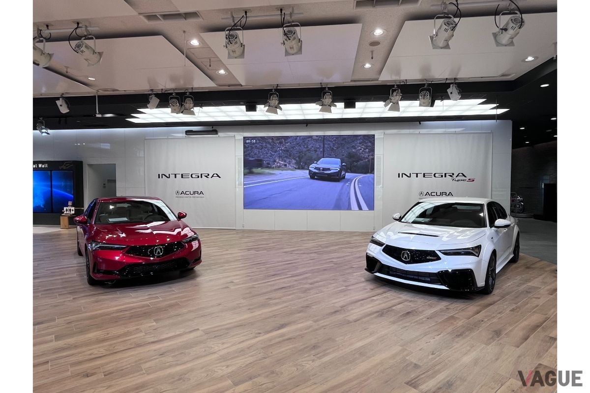 ホンダウエルカムプラザ青山に展示中のアキュラ新型「インテグラ」
