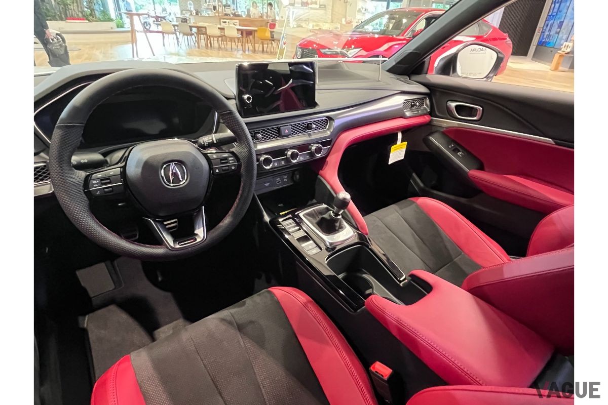 ホンダウエルカムプラザ青山に展示中のアキュラ新型「インテグラ」のインテリア