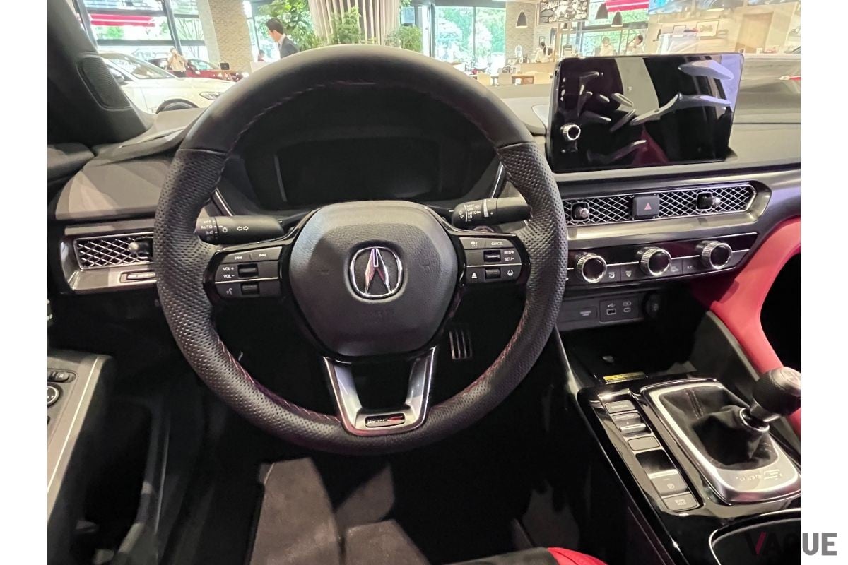 ホンダウエルカムプラザ青山に展示中のアキュラ新型「インテグラ」のインテリア