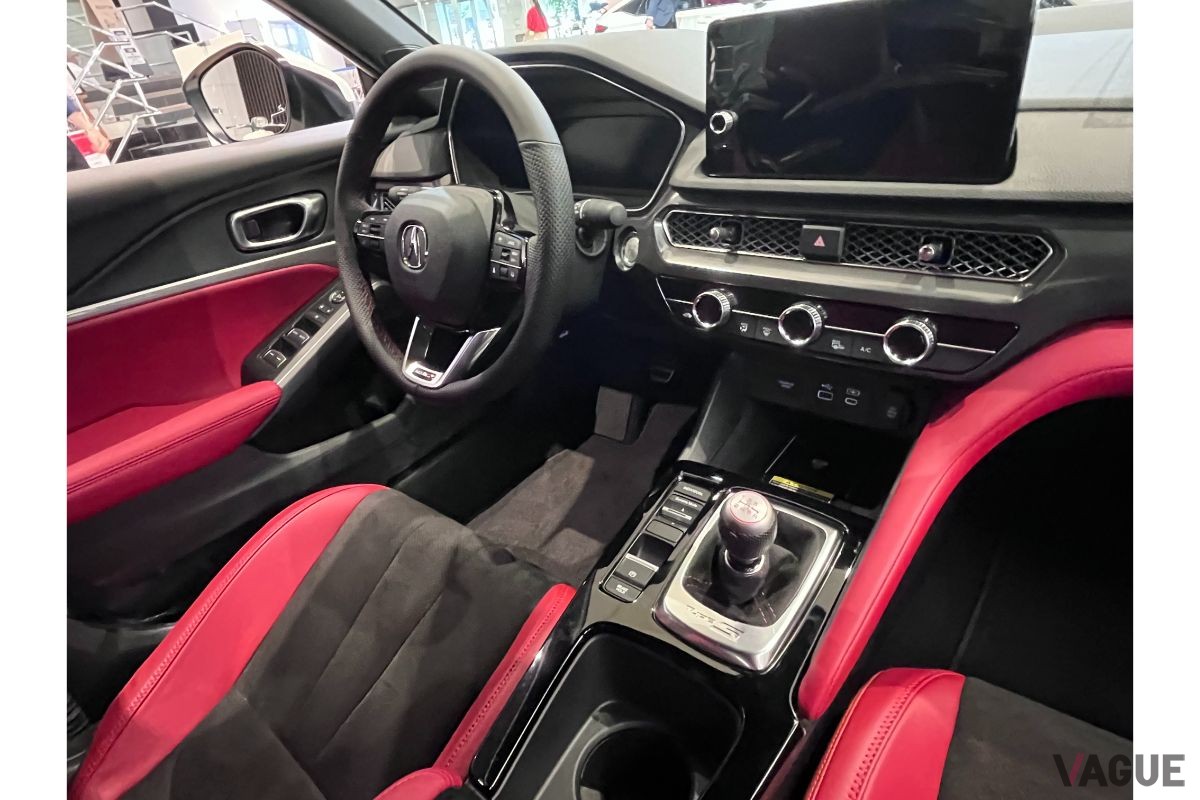 ホンダウエルカムプラザ青山に展示中のアキュラ新型「インテグラ」のインテリア