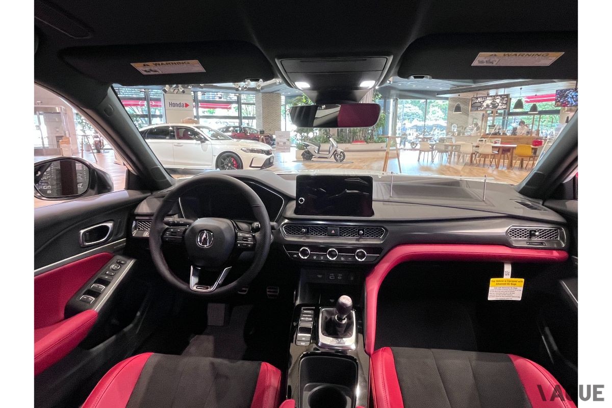 ホンダウエルカムプラザ青山に展示中のアキュラ新型「インテグラ」のインテリア