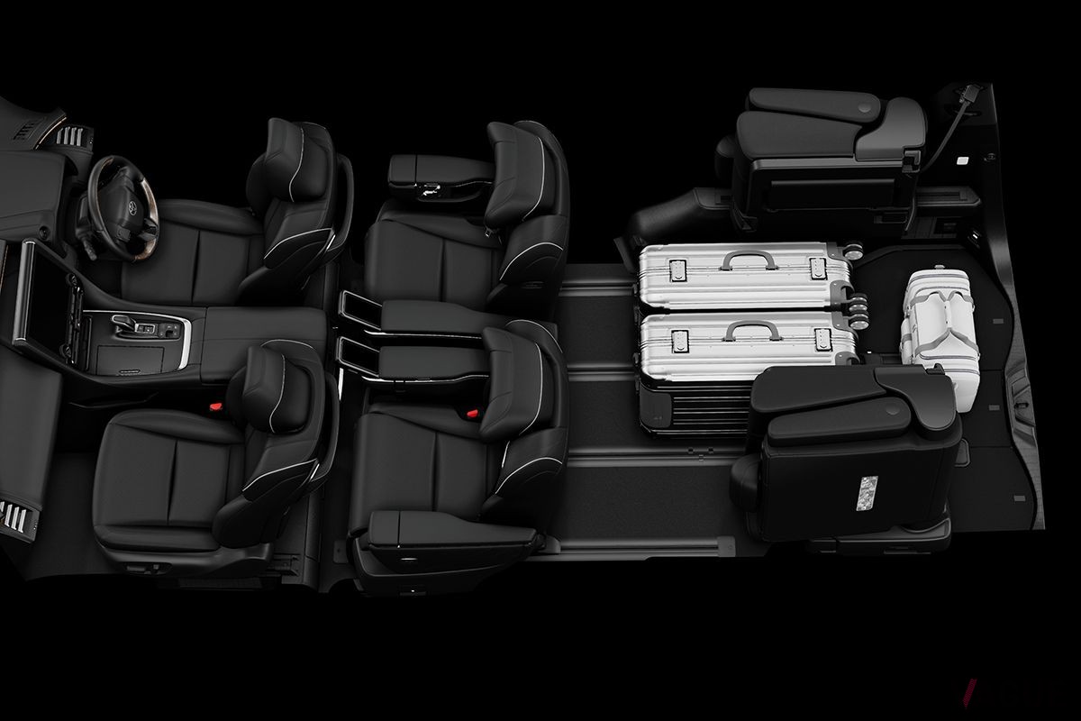 トヨタ新型「ヴェルファイア」のシートレイアウト
