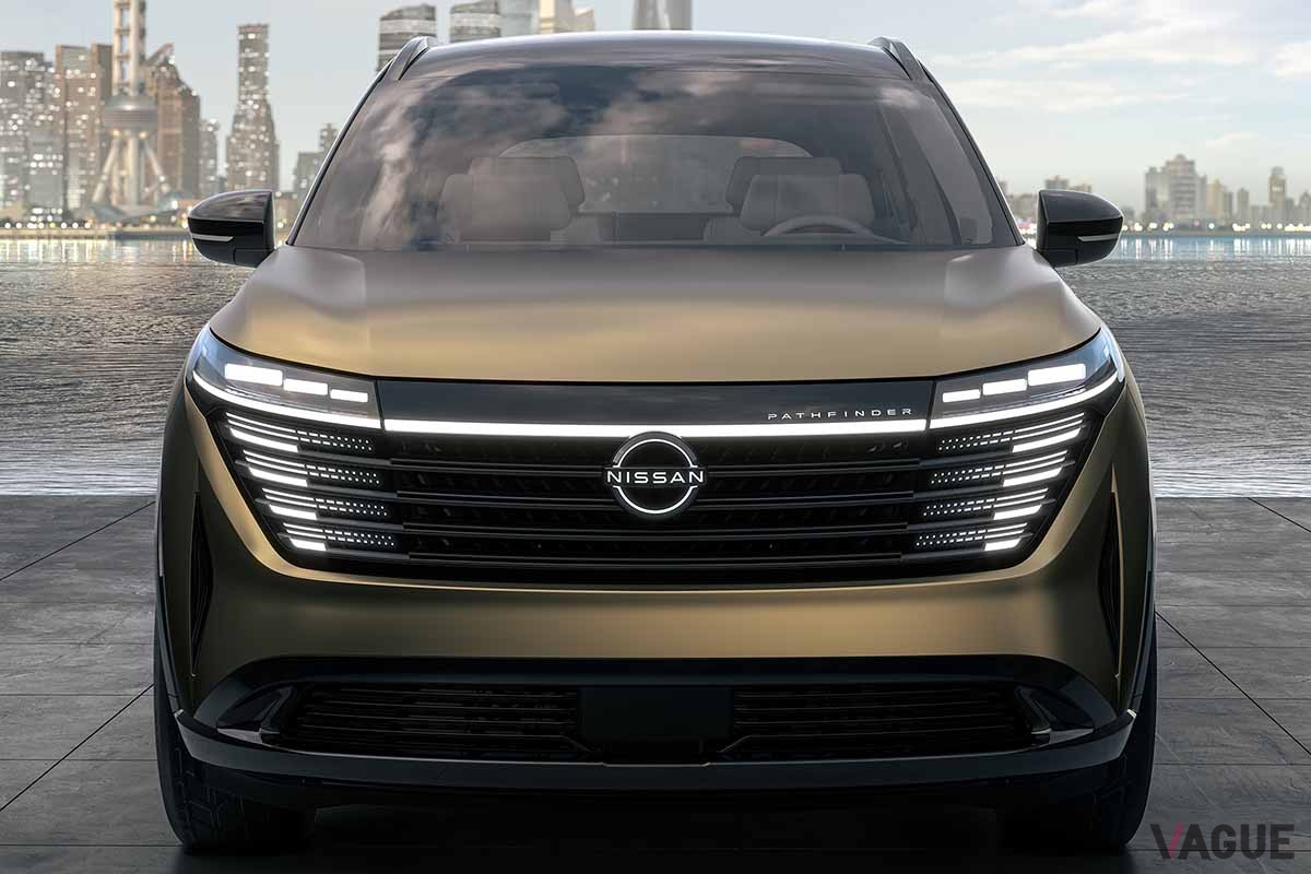 日産グローバル本社ギャラリーで展示中の日産「パスファインダー」