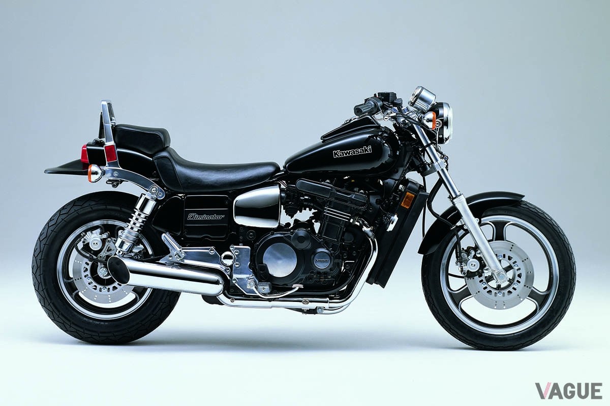 往年のカワサキ「エリミネーター」は125〜900ccまで「多彩な排気量の