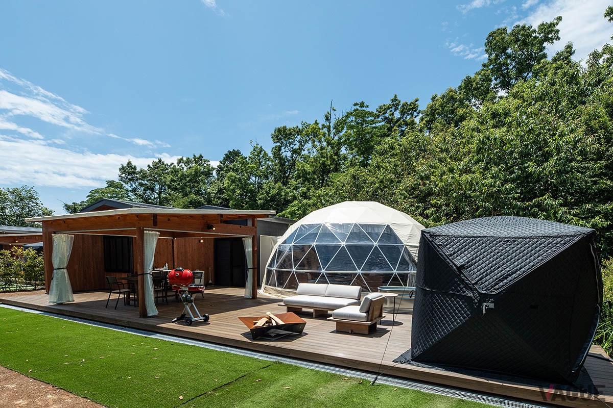 新たにグランピング棟が誕生する西伊豆・小土肥温泉エリアのリゾート施設「VACATION VILLA＆GLAMPING BLUE EDEN」