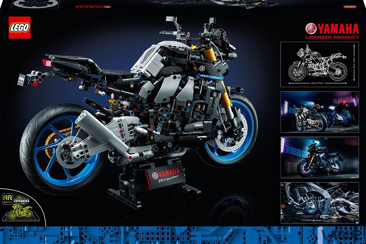 ヤマハの人気ネイキッドバイク「MT-10 SP」をモデルアップした「大人レゴ」シリーズ最新作「レゴ テクニック ヤマハ MT-10 SP」