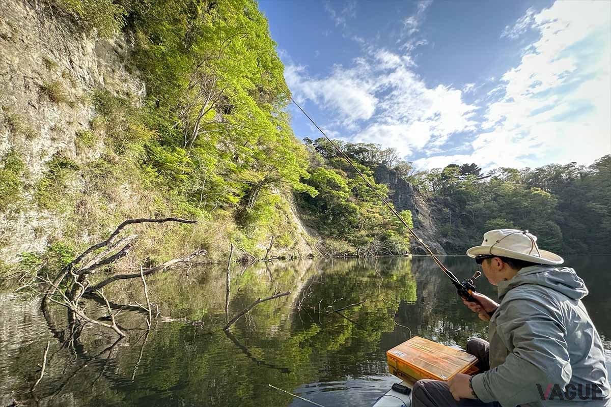 ダイナミックな風景の変化もリザーバーならではの楽しみ