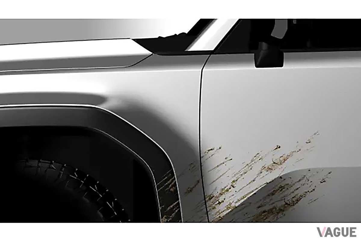 トヨタ自動車が公開した新型「ランドクルーザー」のティザー写真