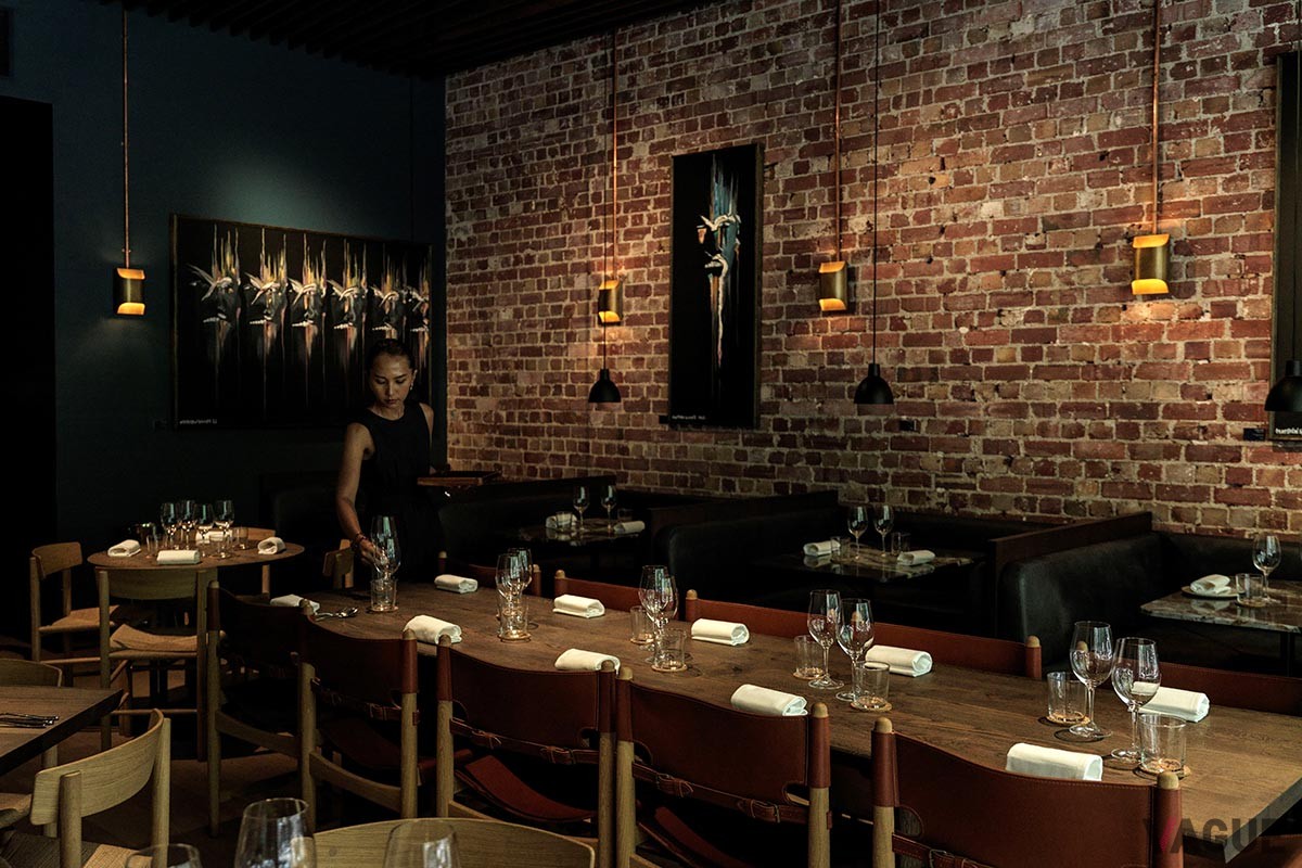 「フレヤ」 6以上のグループなら、スターター、メイン、デザートのコースは89AUD。6名未満の場合はメイン、デザート、ドリンクが付いた59AUDのランチコース、もしくはアラカルトがオーダー可能。