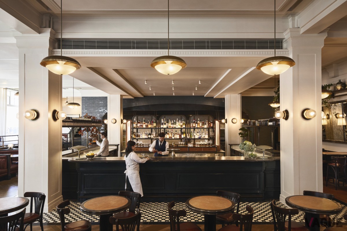 ノスタルジックなシカゴスタイルグラマーがコンセプトの「ギムレット・アット・キャヴェンディッシュ・ハウス」。