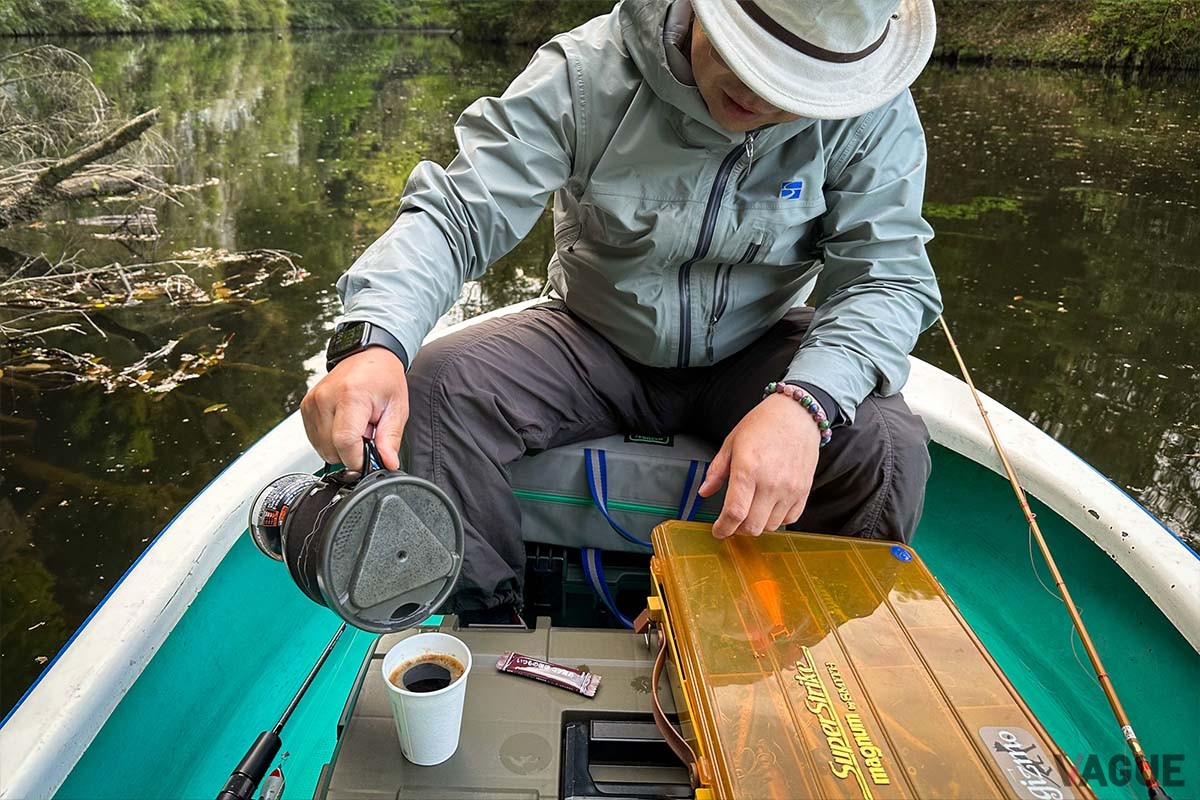 ジェットボイルで沸かしたお湯でコーヒーブレイク