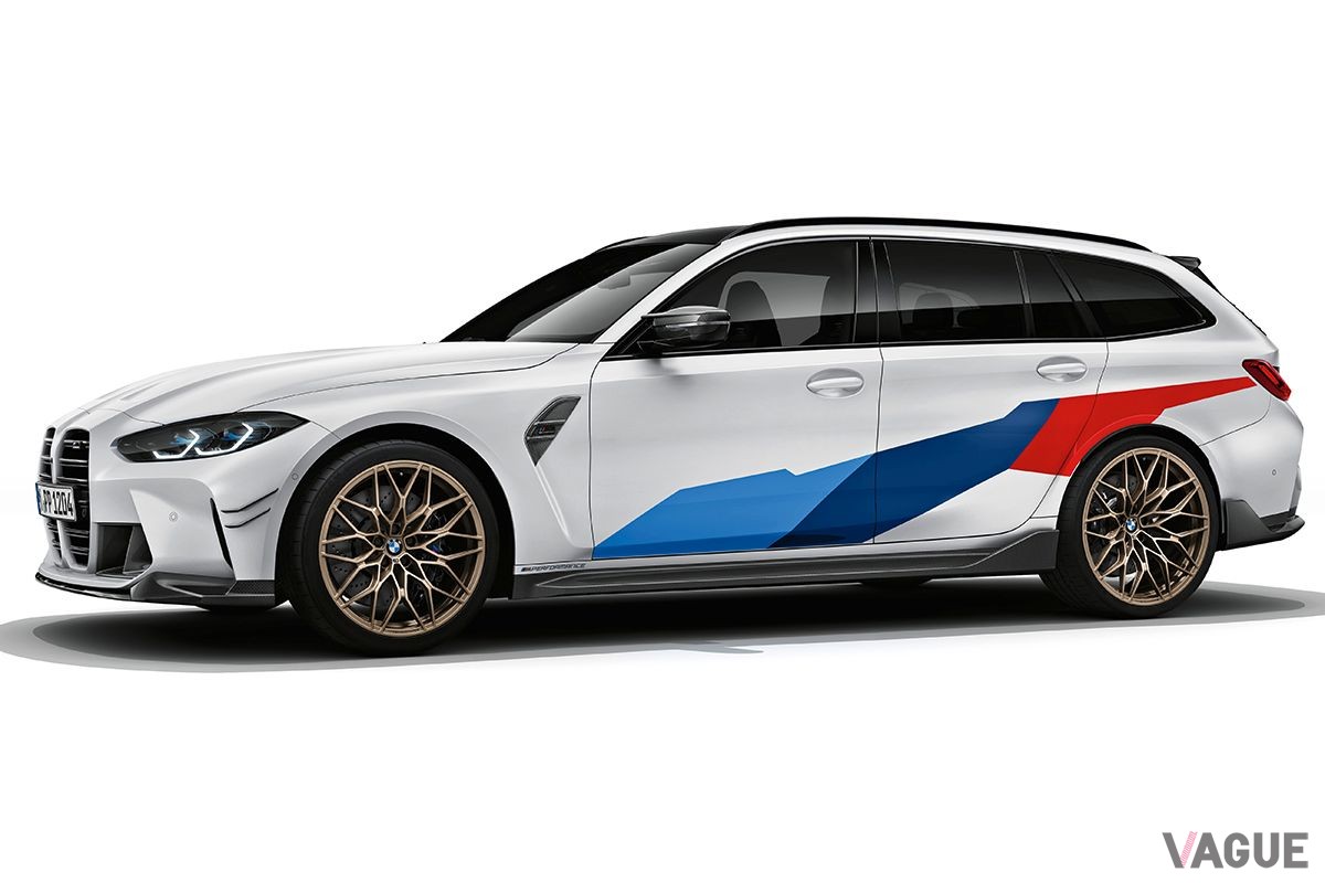 BMW新型「M3ツーリング」用Mパフォーマンスパーツ装着車