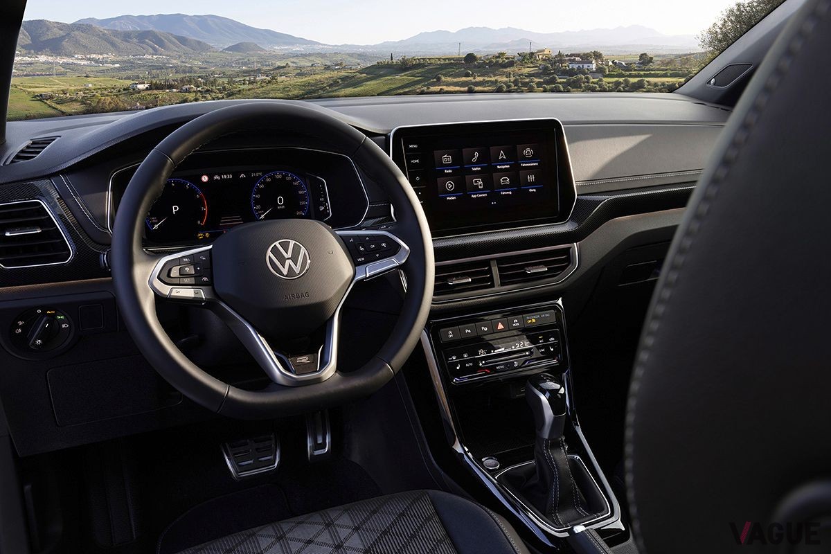 VW改良新型「Tクロス」のインテリア